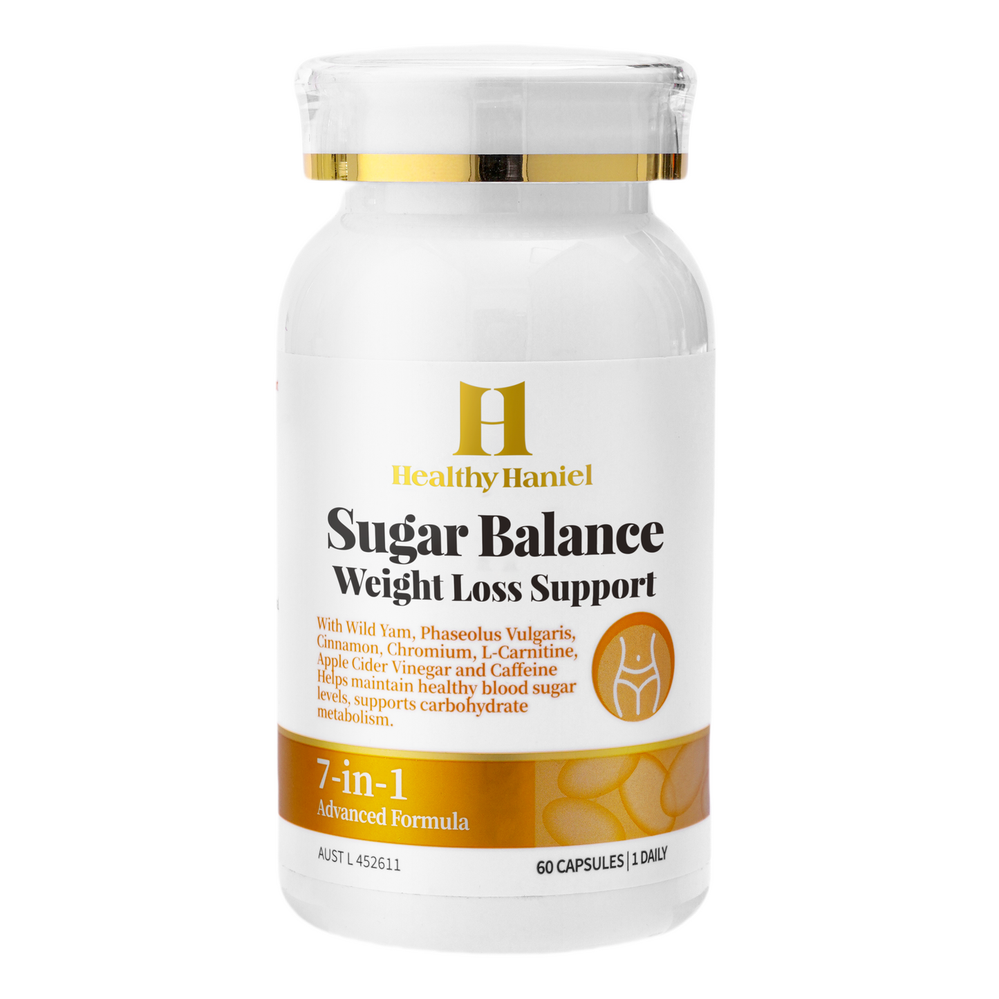 Healthy Haniel Sugar Balance and Weight Loss Support 60 Capsules