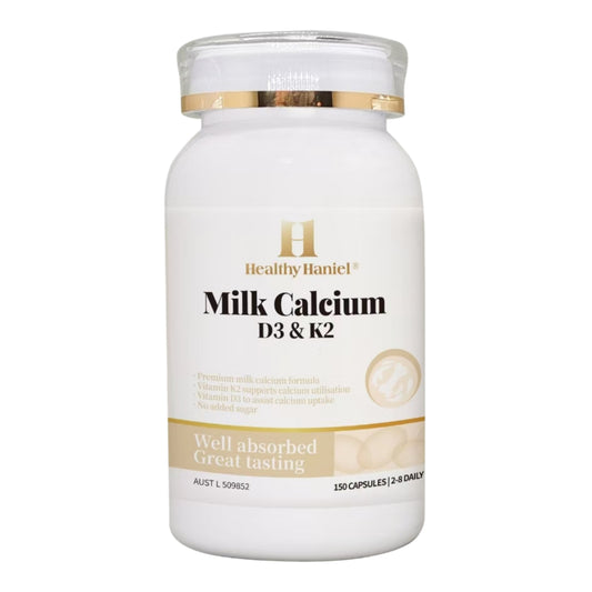 Healthy Haniel Milk Calcium D3 & K2 150 Chewable Capsules