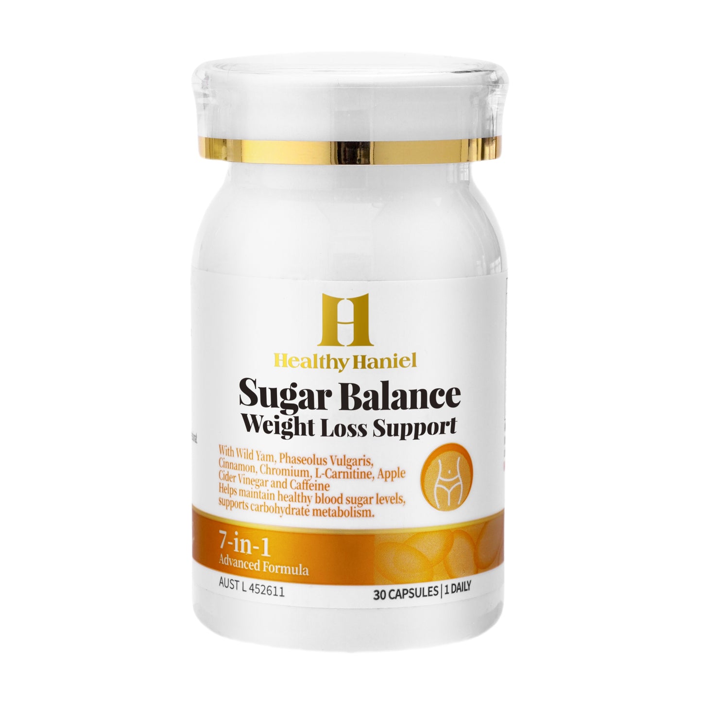 Healthy Haniel Sugar Balance and Weight Loss Support 30 Capsules