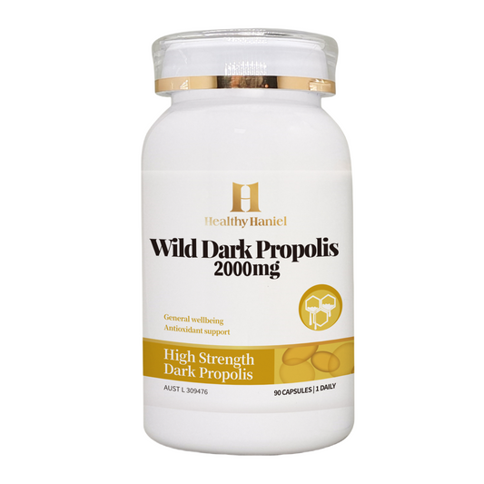 Healthy Haniel Wild Dark Propolis  2000mg 90 Capsules