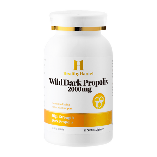 Healthy Haniel Wild Dark Propolis  2000mg 90 Capsules