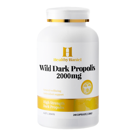 Healthy Haniel Wild Dark Propolis 2000mg 240 Capsules